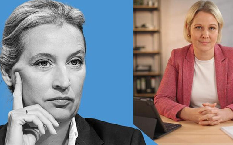 Alice Weidel Ohrprothese